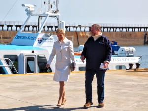 HRH The Countess of Wessex visits the Port of Blyth & Blyth Tall Ship