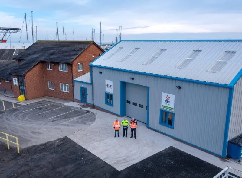 EDF Blyth Wind Farm Base