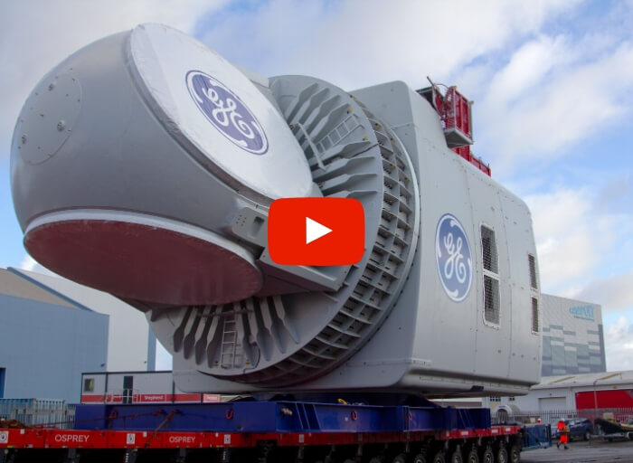 World’s Most Powerful Offshore Wind Turbine Arrives at Port of Blyth